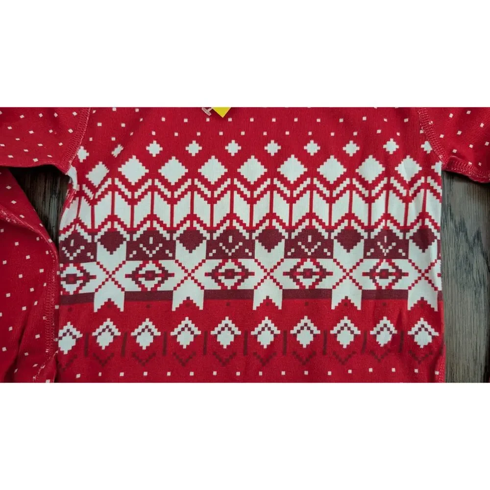 Hanna Andersson Fair Isle Christmas Pajamas NEW!